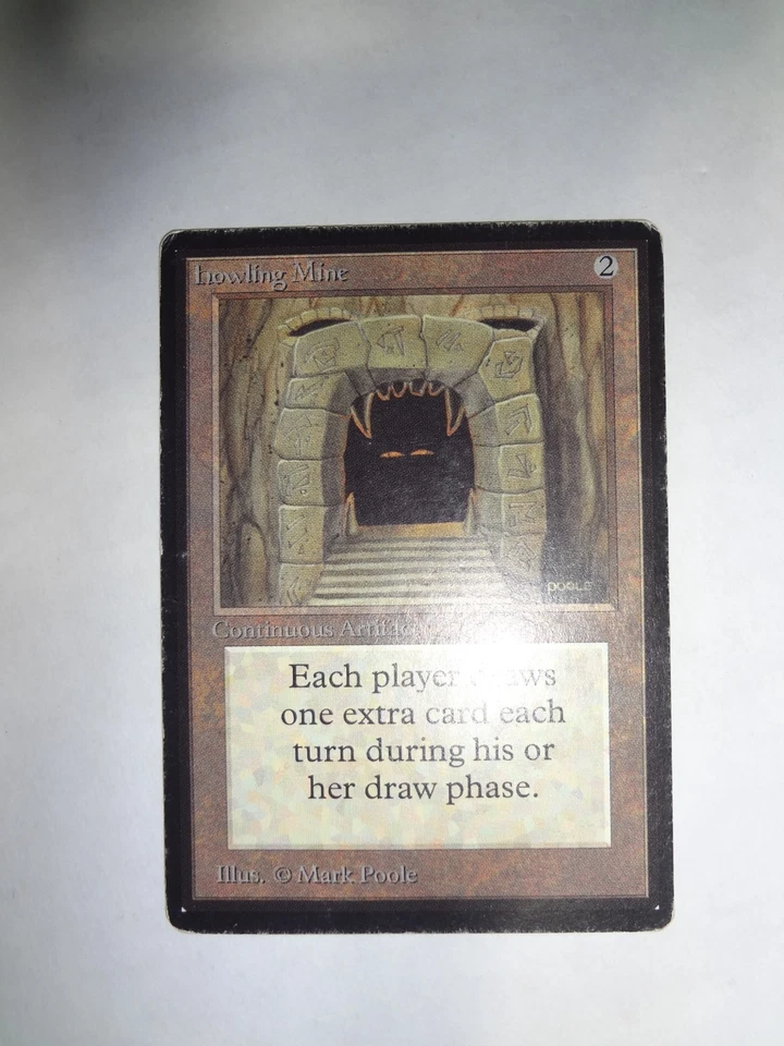 MTG MAGIC THE GATHERING CARD ORIGINAL BETA LIMITED ARTIFACT HOWLING MINE RARE T1 - Image 1 of 2