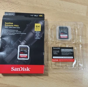 Carte Micro SDXC SANDISK Extrem pro 64GB - Zdjęcie 1 z 5