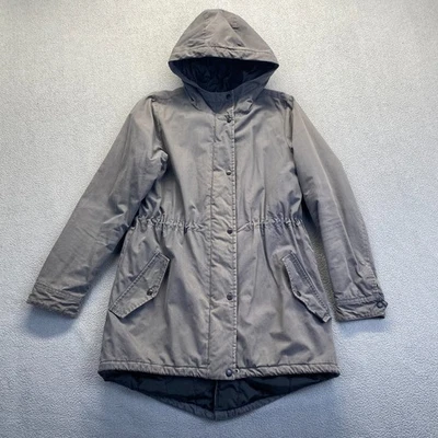 Chaqueta Parka Para Mujer Vans Off the Wall Addison MTE Talla Pequeña Sudadera con Capucha Rara, Gris Foto 1 de 4
