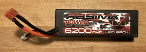 Lipo Akku 7,4V 6200mAh Fahrakku Absima Power Tank - Bild 1 von 10