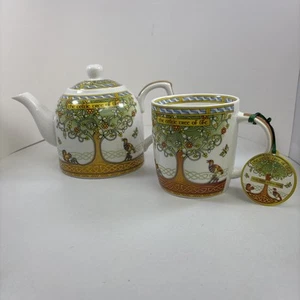 The Celtic Tree of life Teapot and Matching Cup Cozy Cup O’ Tea - Picture 1 of 6