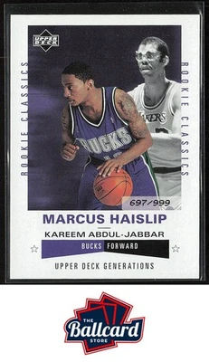 2002-03 Upper Deck Generations #205 Haislip / Kareem Abdul-Jabbar RKCLAS Foto 1 de 2