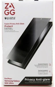 Protection d'écran vie privée ZAGG Invisible Shield Fusion pour Galaxy S24 ultra neuf - Photo 1 sur 2