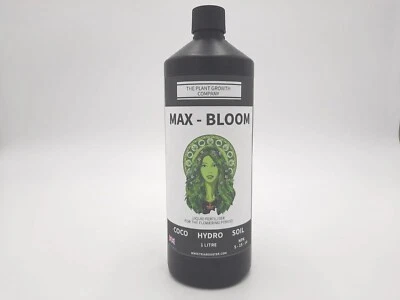 MAX-BLOOM LIQUID FERTILISER, BUD BOOSTER, HYDROPONICS, NUTRIENTS, COCO FEED - Image 1 of 2