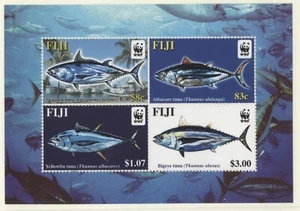 Fiji 2004 Endangered Species - Tuna MS, MNH - Picture 1 of 1