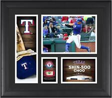 Shin Soo Choo Texas Rangers Frmd 15" x 17" Player Collage & Piece of GU Ball