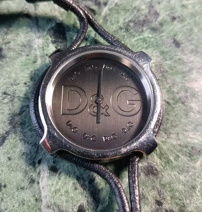 D&G Dolce & Gabbana Lisbon Black Leather Strap Ladies Watch - Picture 1 of 4