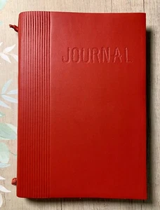 New!! Handmade In Italy Genuine Leather A5 Journal Notebook 224 Pages - Picture 1 of 8