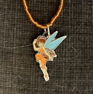Handmade Disney Fairies Tinker Bell Fawn necklace
