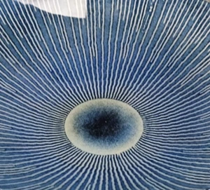 Maurice Heaton (1900-1989) 12" Enameled Glass Bowl, Signed "M H" - Picture 1 of 18