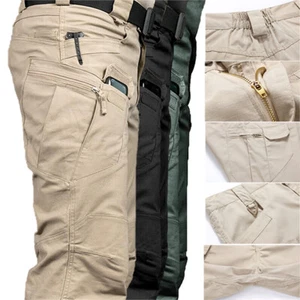 Tactical Mens Cargo pants Waterproof Work Hiking Combat Outdoor Trousers Pants - Picture 1 of 22