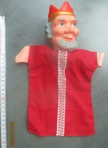 Kasperle-Theater Puppe König 1970er Jahre Königsfigur, Plastik / Gummi - Bild 1 von 5