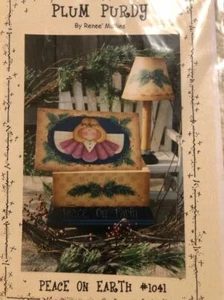 Vintage Christmas Tole Pattern Packet: Peace On Earth by Renee Mullins - Picture 1 of 3