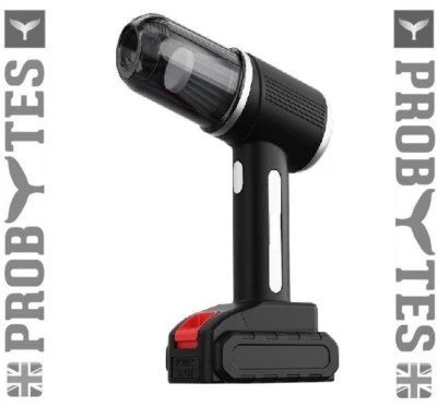 Rechargeable Cordless Car Vacuum & Blower Cleaner 2000mAH 6 Attachments - Image 1 of 4