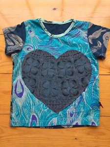 Juana de Arco Boho Hippie Unikat Mädchen Tshirt - Buenos Aires Größe 2 Jahre - Bild 1 von 10