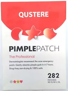 Qustere Pimple Acne Patch Professional Colorful Hydrocolloid 282 Patches - Picture 1 of 5