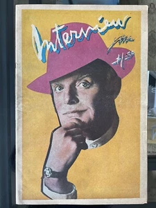 Andy Warhol’s Interview Magazine January 1979 Truman Capote Cover! - Imagen 1 de 2