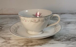 Royal Swirl Fine China Pink Rose Cup And Saucer Set Made In Japan - Picture 1 of 5