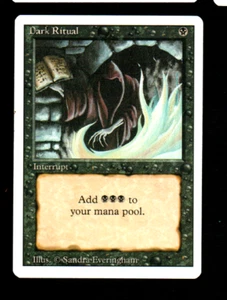*MRM* ENGLISH Dark ritual ( Messe noire ) NM MTG Revised - Picture 1 of 1