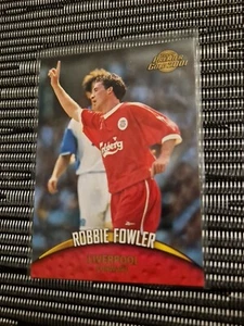 Topps PREMIER GOLD 2000-01 ROBBIE FOWLER LIVERPOOL No75 - Picture 1 of 2