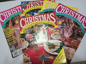 lot 5 CHRISTMAS magazine Year-Round NEEDLEWORK & CRAFT IDEAS projects 1990s - Bild 1 von 20