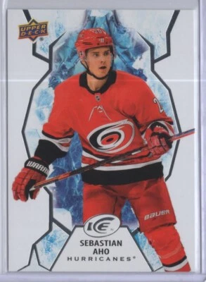 2021-22 SEBASTIAN AHO UPPER DECK ICE - Image 1 of 2