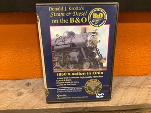 Krofta's Steam & Diesel on the B&O Baltimore & Ohio Railroad DVD by Herron Rail - Picture 1 of 8