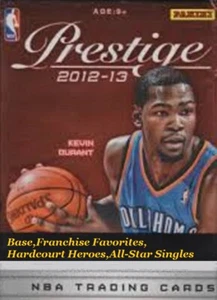 Base Prestige 2012-13, favoritos de la franquicia, héroes de cancha dura, singles All-Star - Imagen 1 de 134