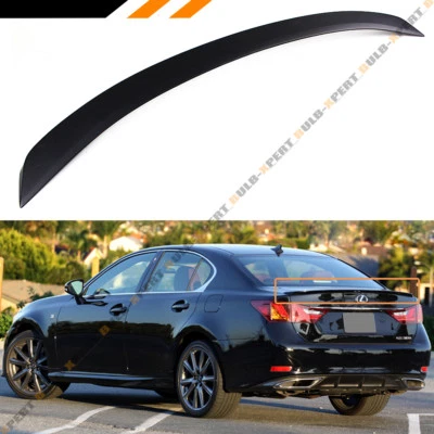 PARA LEXUS GS350 GS450H F 2013-15 DEPORTIVO IMPRIMADO AJUSTE AL RAS VIP ALERÓN TAPA MALETERO Foto 1 de 4