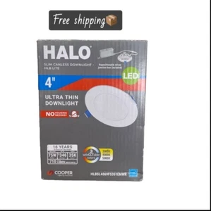 HALO HLBSL 4 in. Color Selectable New Construction or Remodel Canless LED Kit - Picture 1 of 3