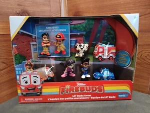 NIB DISNEY JUNIOR FIRE BUDS LIL BUDS CREW SPECIAL EDITION 8 PIECE PLAY SET - Picture 1 of 8