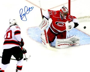 AUTOGRAPHED RYAN CARTER New Jersey Devils  8x10 photo- w/ COA - Picture 1 of 1