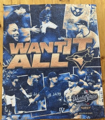 Toronto Blue Jays 2025 World Series SGA Rally Towel - Image 1 of 3
