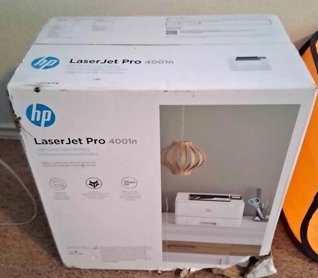 HP LaserJet Pro 4001n Laser Black & White Printer 2Z599F New Sealed Box Business - Image 1 of 1