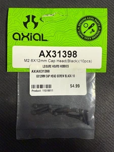 AXIAL-AX31398-M2.6X12MM CAP HEAD SCREW(10) - Picture 1 of 1