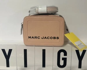 🐼💦 Marc Jacobs 🐼💦 The Box 23 Leather Crossbody Bag Rose Pink 🐼 GB41 - Picture 1 of 7