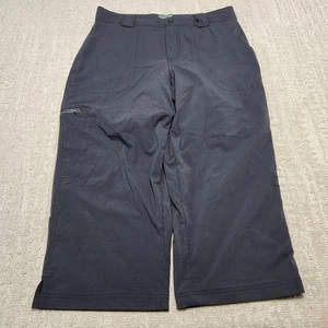 LL Bean Cycling Pants Women Small Comfort Trail Padded Full Seat Straight Crop - Picture 1 of 12