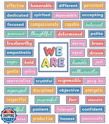 Carson Dellosa We Stick Together 52 pc Bundle Motivational Bulletin Board Set - Image 1 of 4