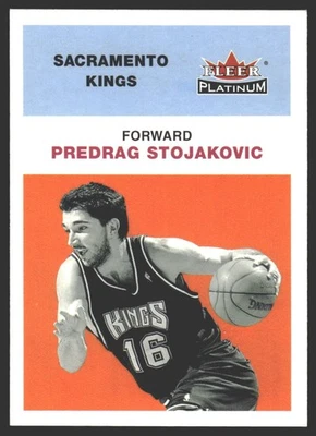 Peja Stojakovic #40 2001-02 Fleer Platinum Sacramento Kings - Imagem 1 de 2