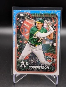 Topps Holiday Tyler Soderstrom #H127 2024 novato radiocontrol Oakland Athletics - Imagen 1 de 2