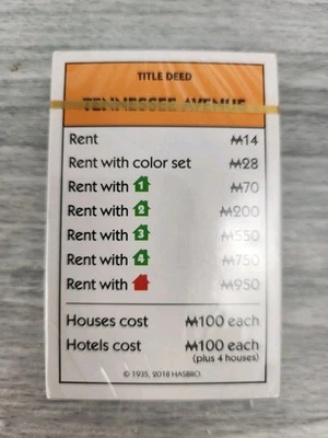 Piezas y repuestos Monopoly - Sellados de fábrica 2018 - Títulos - Oportunidad - Comunidad Foto 1 de 2