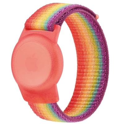 Kids/Elders Apple Air Tag Strap Airtag Band Watch Strap Nylon Protective Case - Image 1 of 4