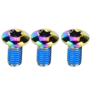 (seven Colors)Bike Screws Disc Brake Rotor Cycling Accessory Heavy Duty ZZ - Picture 1 of 9