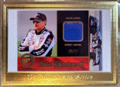 "RARE" 2003-04 Press Pass 10th Anniversary Dale Earnhardt #TA94 GOLD SN 190/250 - Image 1 of 2