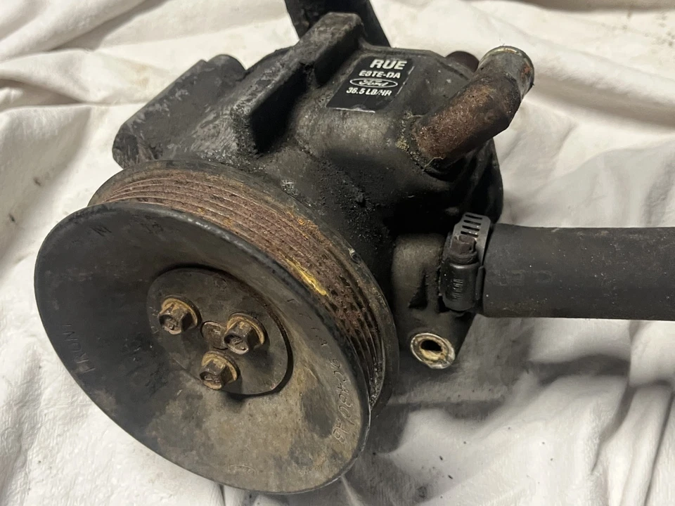 1987-96 Ford E & F-150 302 351w 460 smog air injection pump pulley RUE E8TE-DA - Image 1 of 4