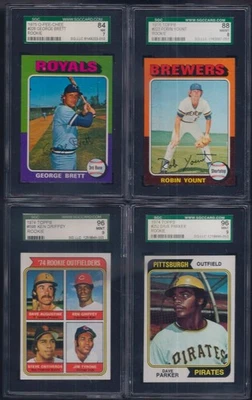 SGC 96 9 1974 Topps #252 Dave Parker Piratas Novato Navaja Afilada Belleza Solo Leer Foto 1 de 2