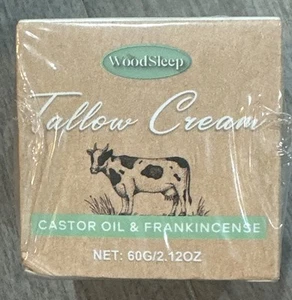 Woodsleep Tallow Cream Castor Oil & Frankincense 2.12 Oz Sealed - Picture 1 of 4
