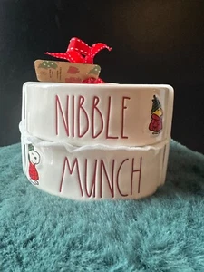 Rae Dunn X Peanuts Stackable Bowls Snoopy Holiday Christmas Winter Candy Dishes - Picture 1 of 8