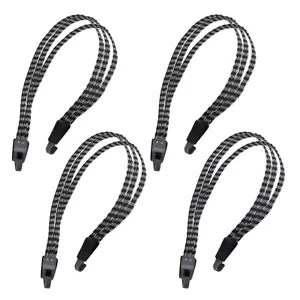 4PCS Bike Motorcycle Helmet Luggage Rope Bungee Rope Elastic Strap With 2 Hooks - Picture 1 of 16