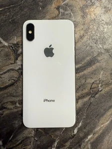iPhone X Housing Back Replacement Silver Frame Original OEM Grade B - Picture 1 of 7